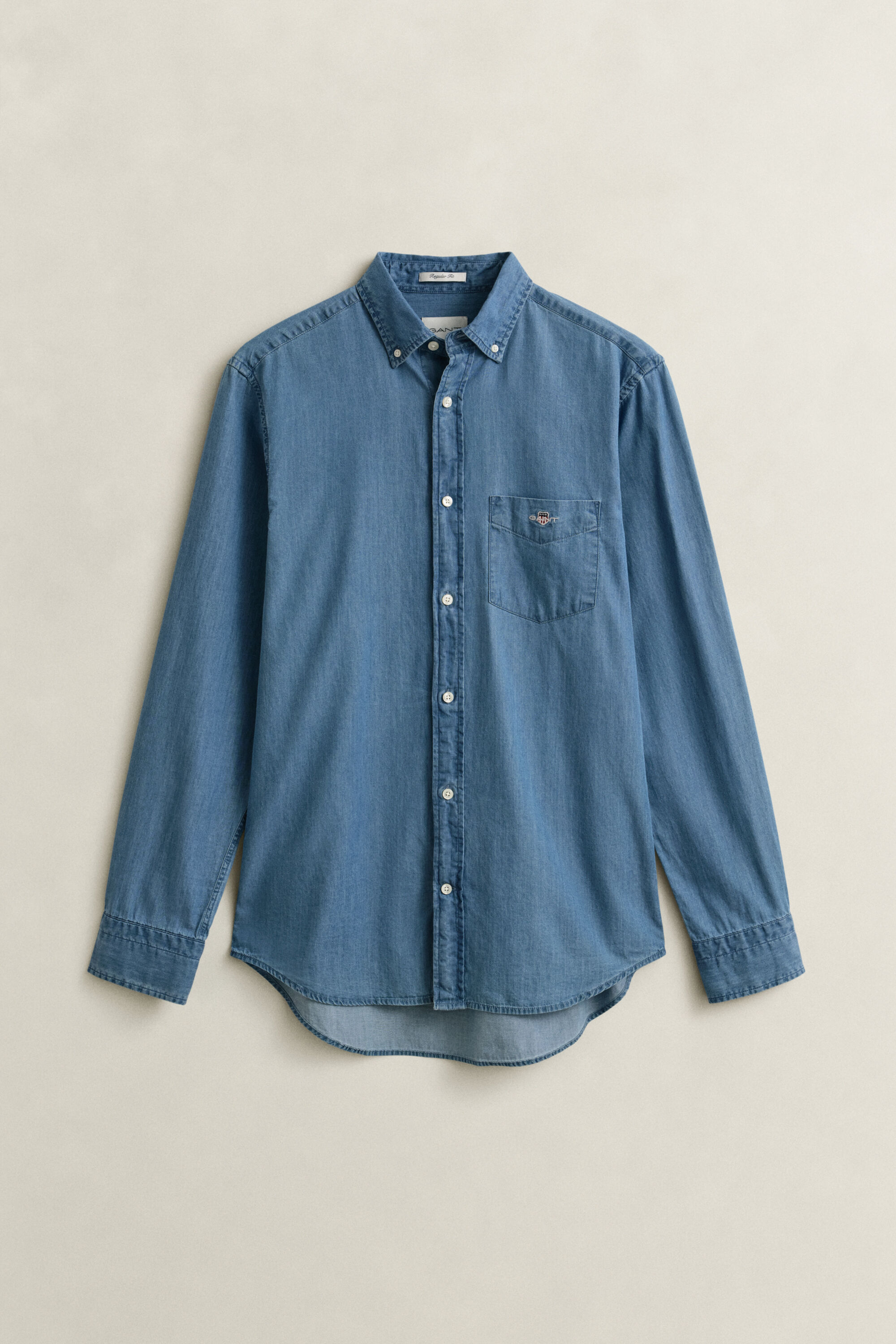 Chemise coupe regular indigo