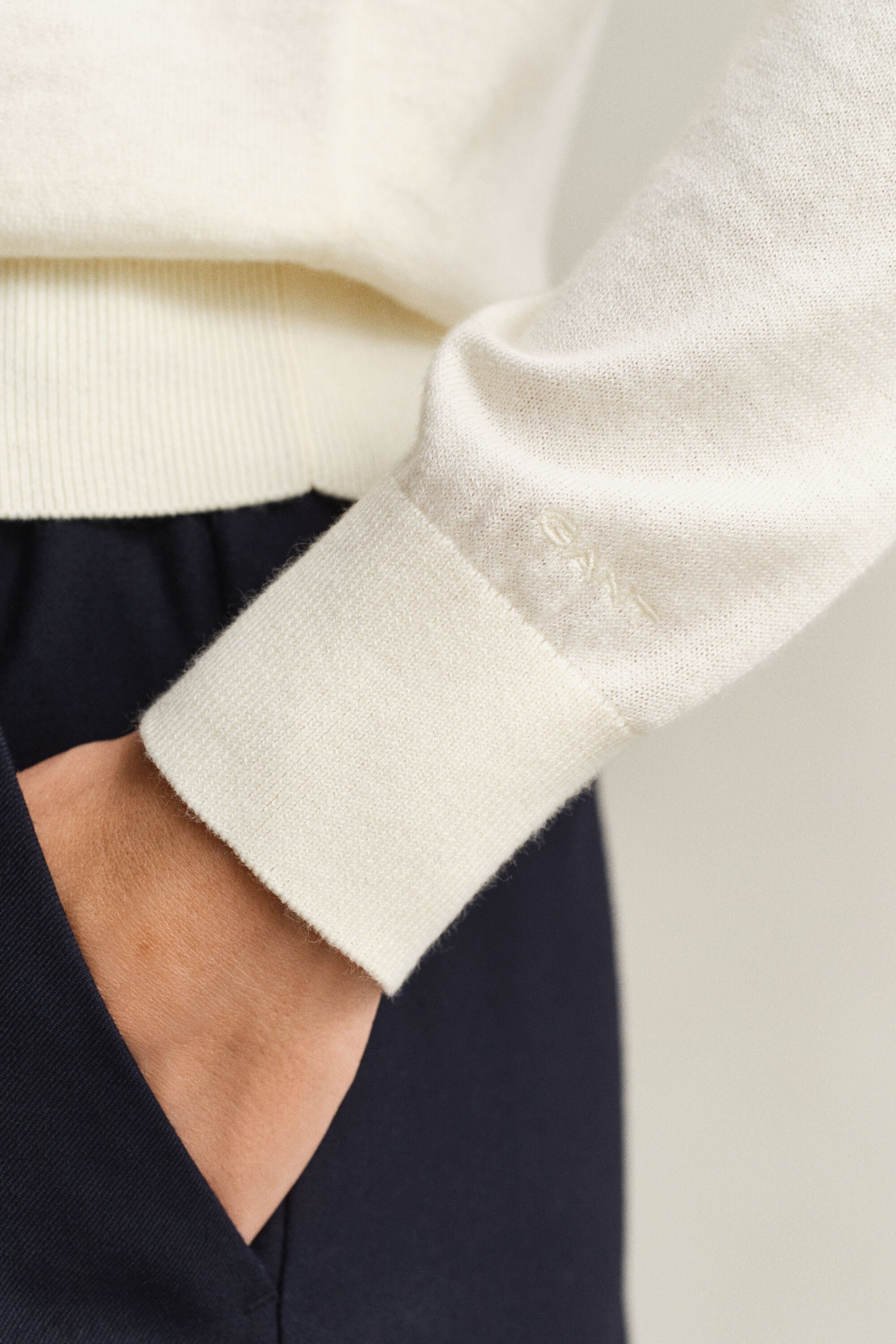 Cardigan col rond léger