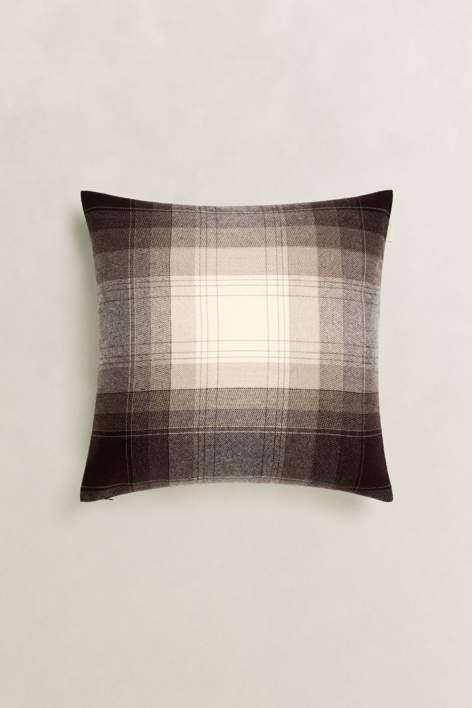 Housse de coussin en laine mérinos extra-fine