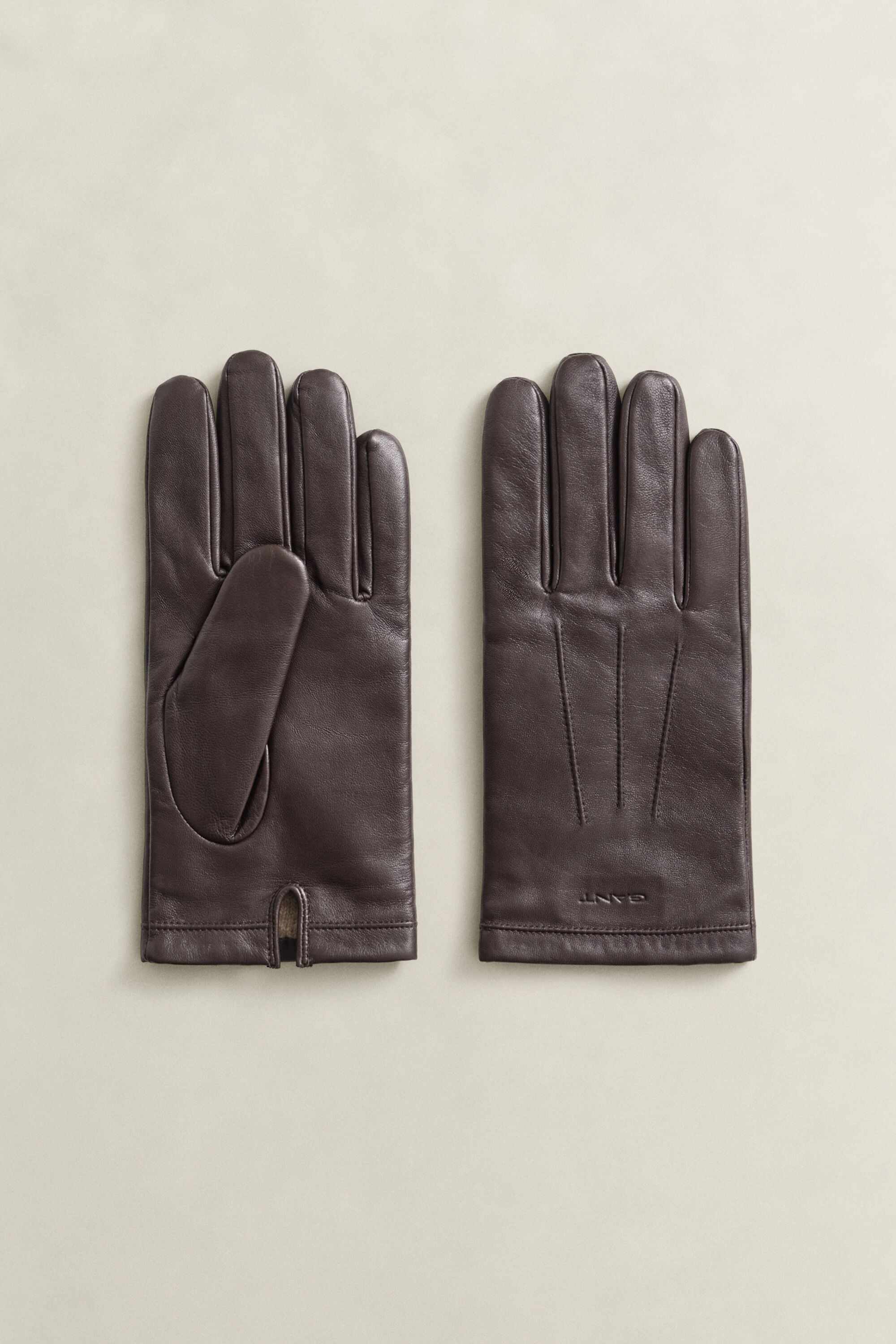 Gants en cuir d’agneau doublé de cachemire