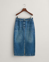 Jupe en denim fendue