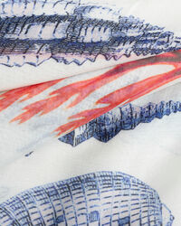 Foulard &agrave; imprim&eacute; Seashell