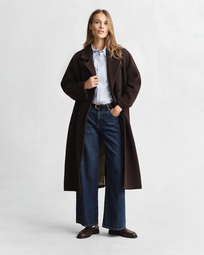 Chemise coupe slim en coton Oxford stretch