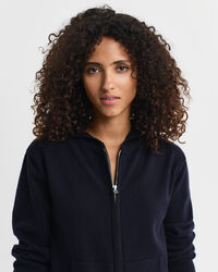 Sweat à capuche zippé en laine d'agneau ultrafine