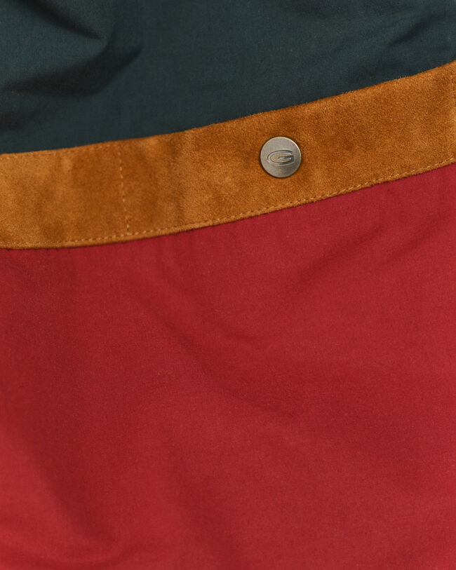 Veste en daim mélangé Varsity Jacket