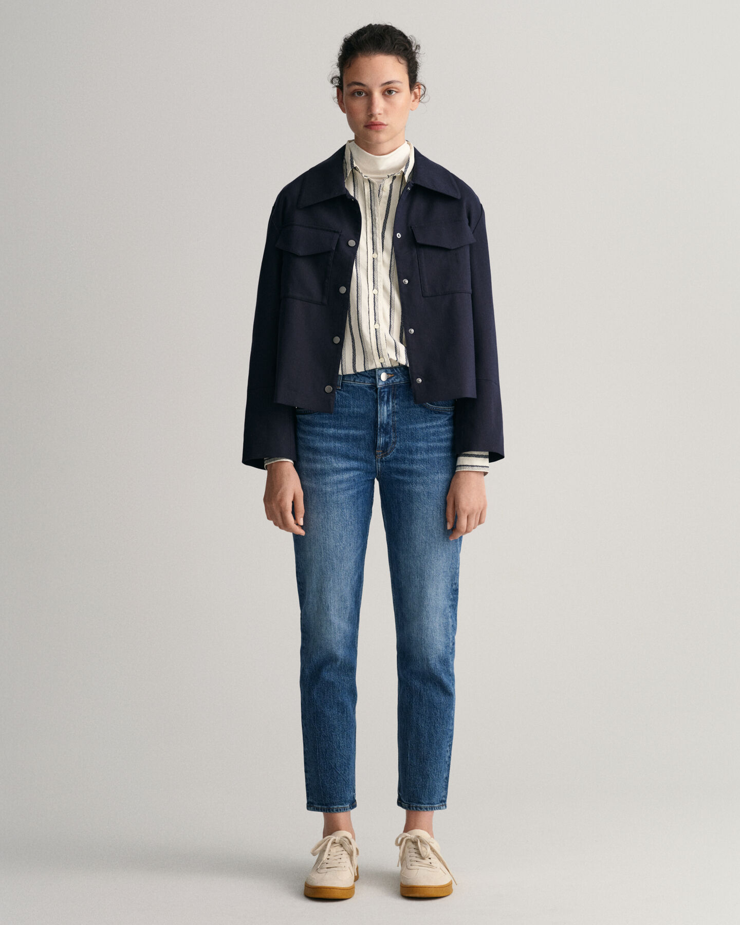 Chemise regular fit en voile de coton Rope