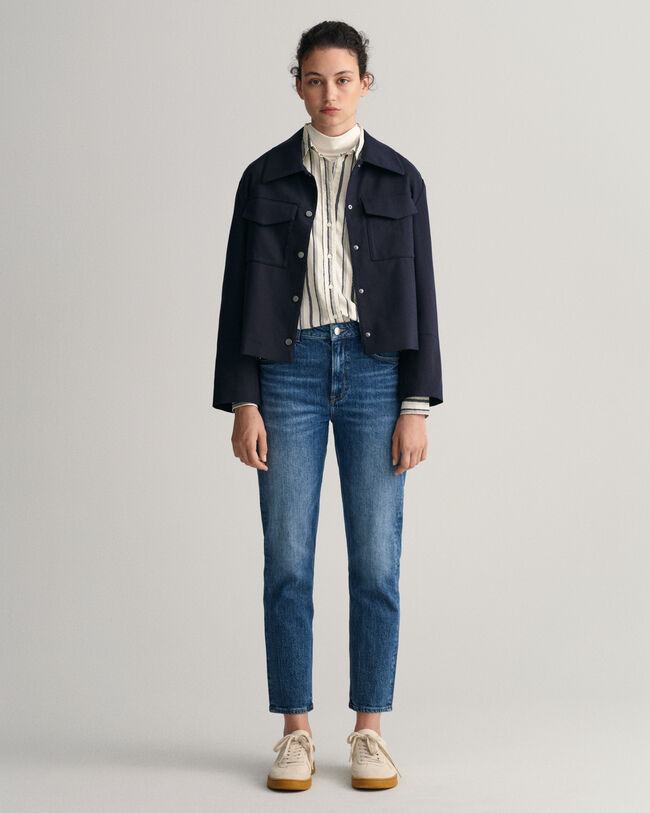 Chemise regular fit en voile de coton Rope