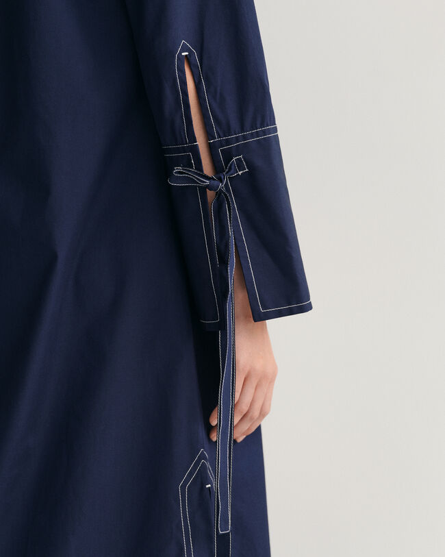 Robe-chemise à coutures Contrast