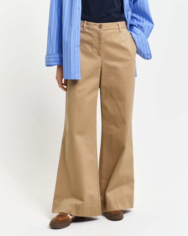 Pantalon chino relaxed fit Bootcut