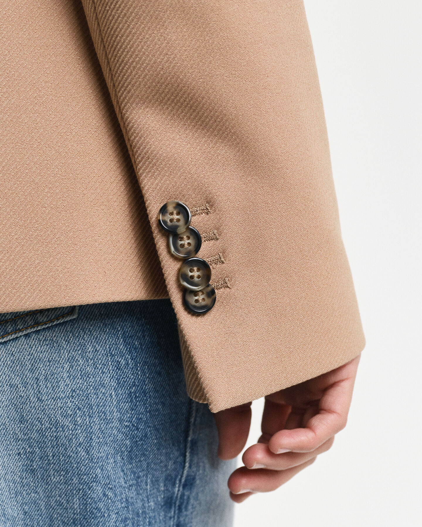 Veste blazer en sergé