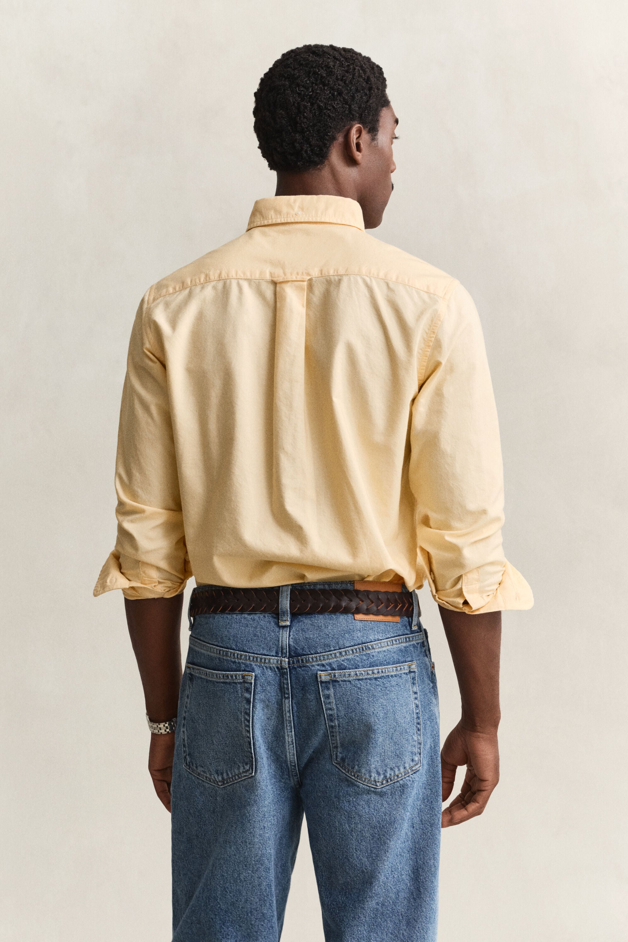 Chemise coupe regular en coton Oxford classique