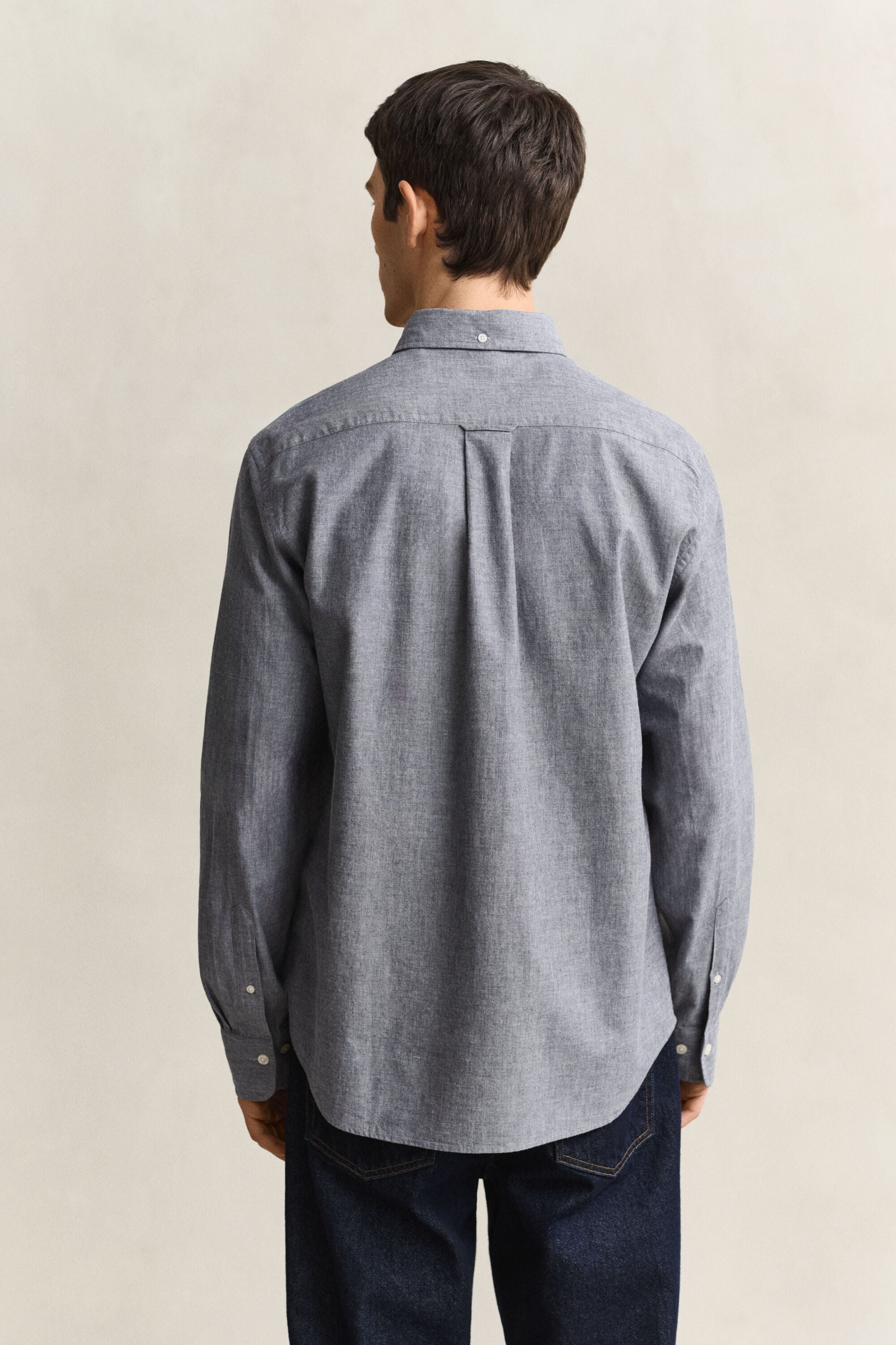 Chemise en popeline chinée Archive