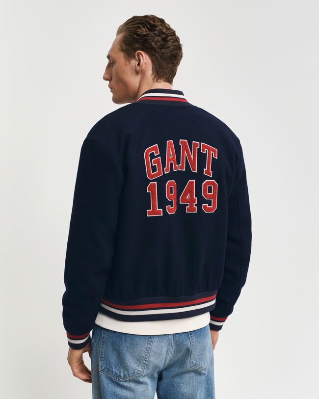 Veste Varsity de GANT en laine mélangée