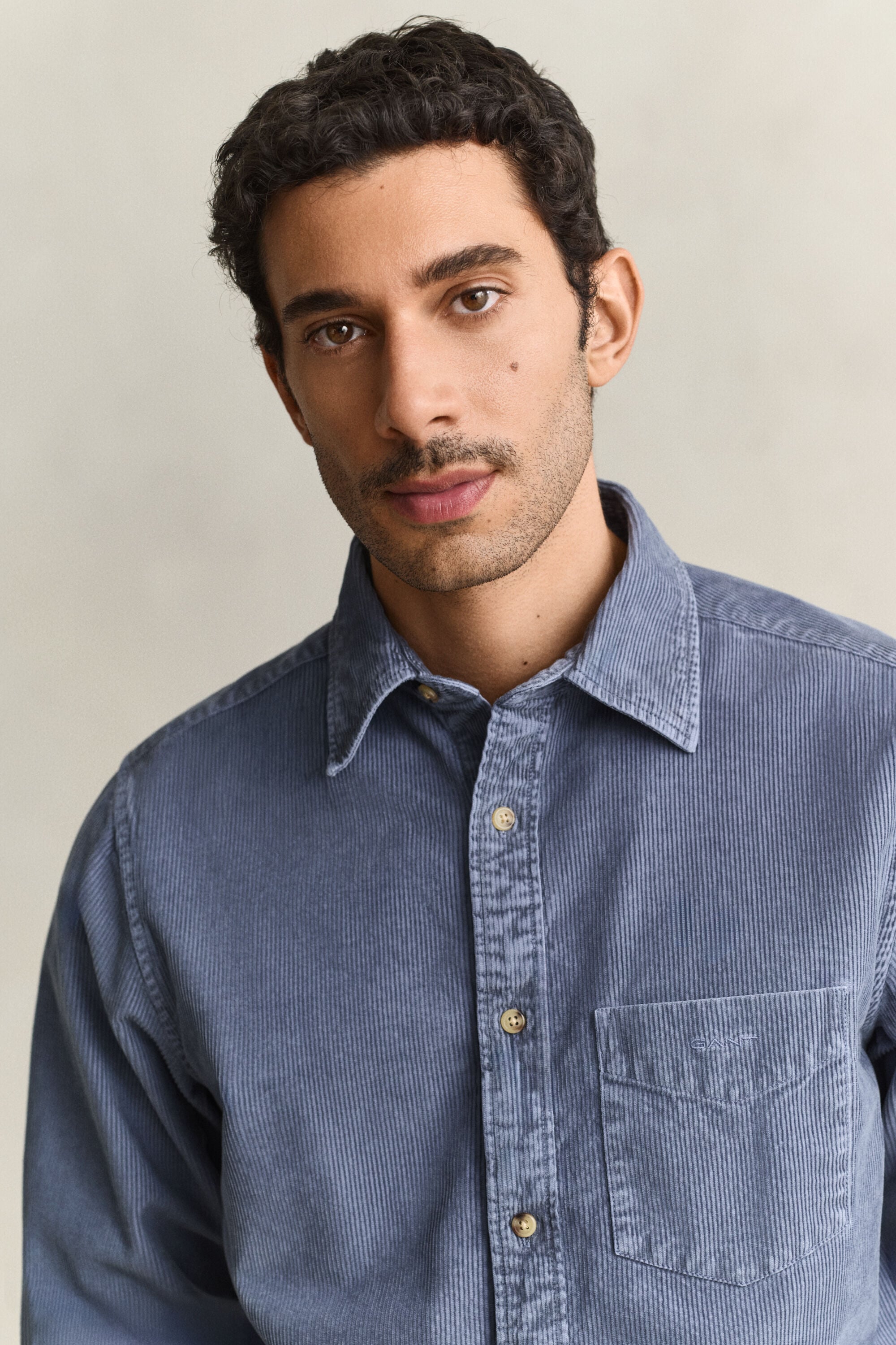 Chemise en velours côtelé