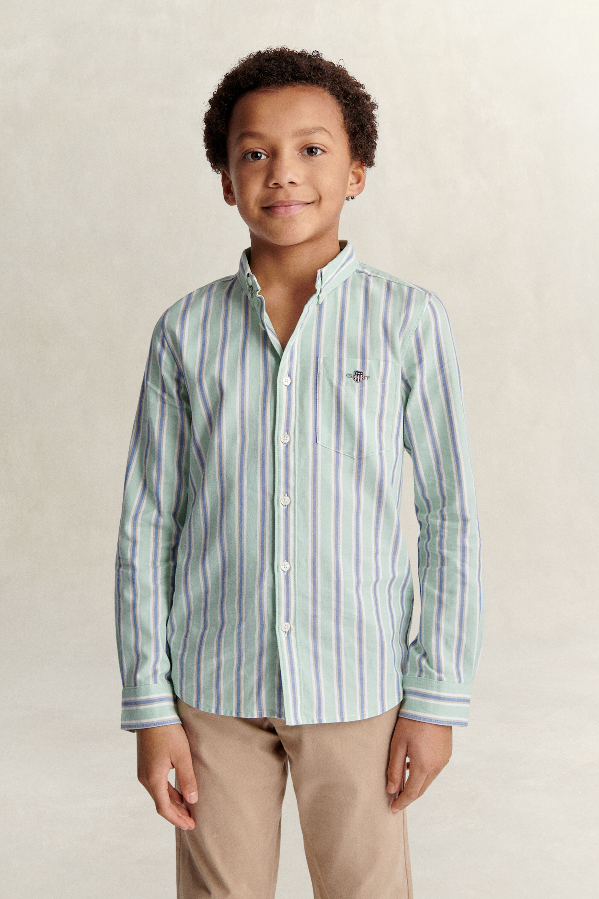 Chemise à rayures Ado Garçon