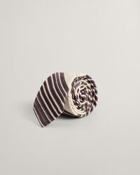 Cravate en soie à rayures Raw