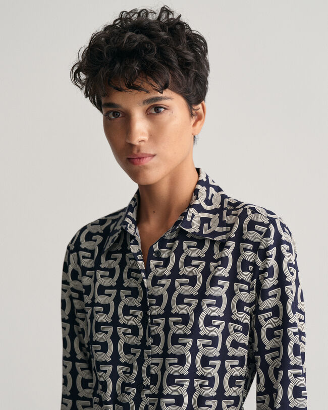Robe-chemise G Patterned