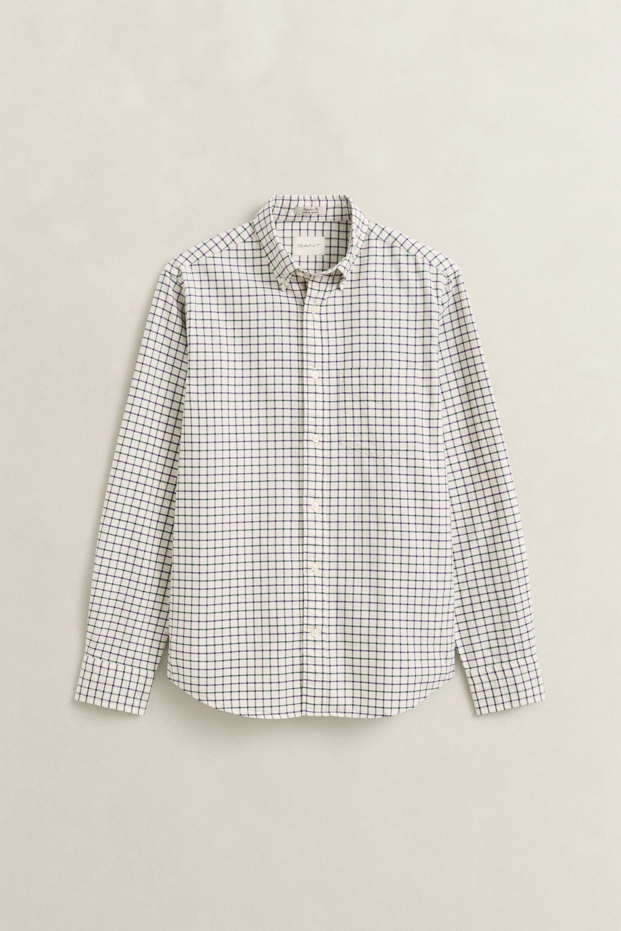 Chemise en coton Oxford à carreaux Archive
