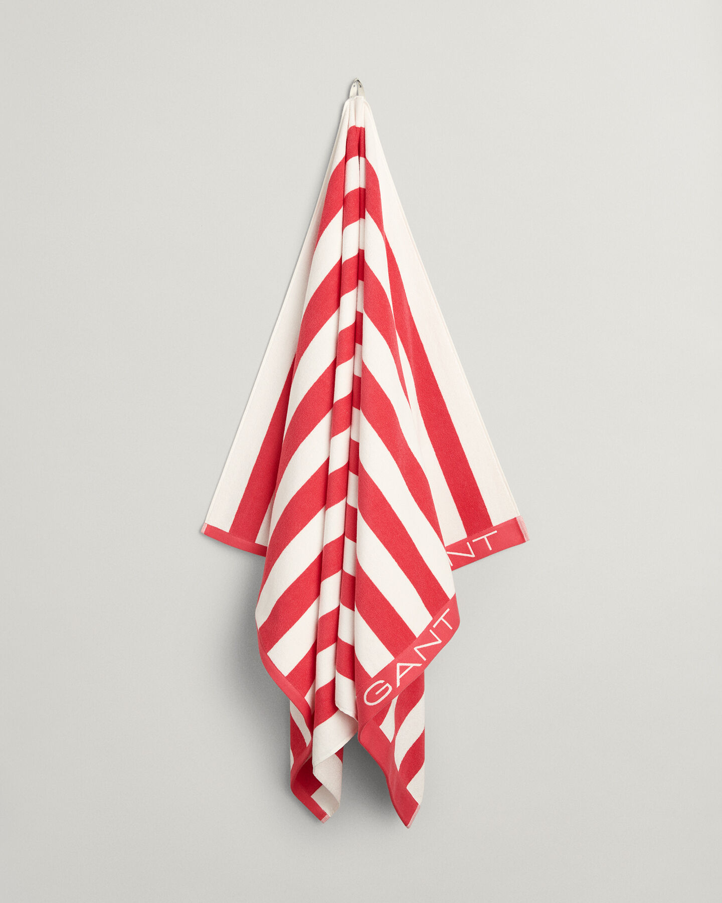 Serviette de plage à rayures en colour-block