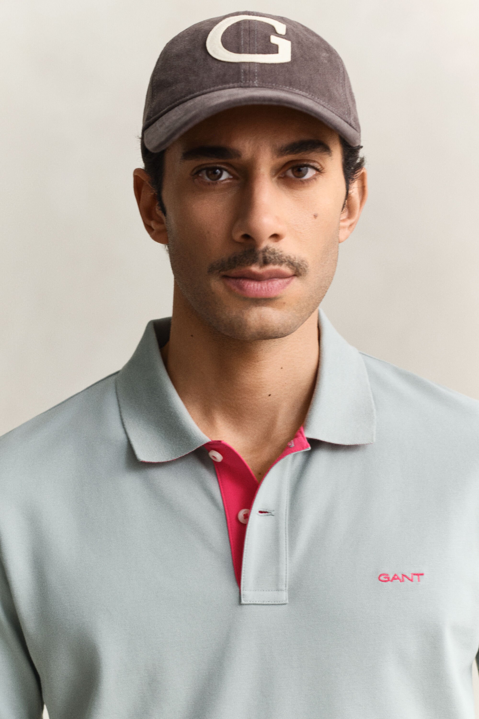 Polo en coton piqué contrastant