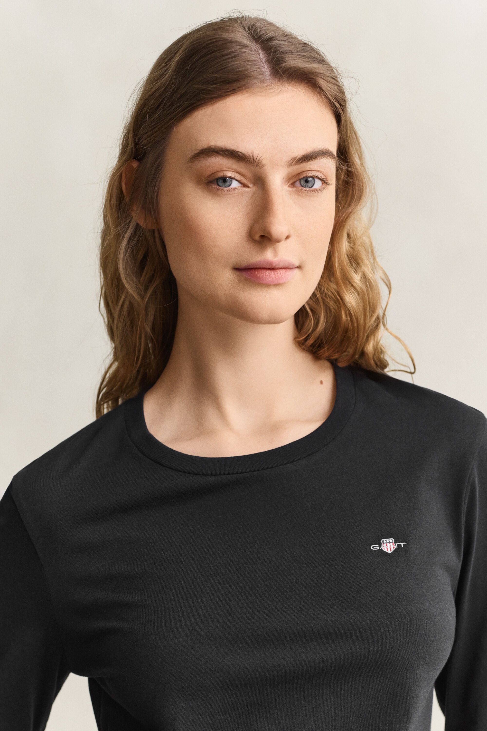 T-shirt à manches longues avec écusson