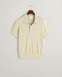 Pull fa&ccedil;on polo Pointelle Textured