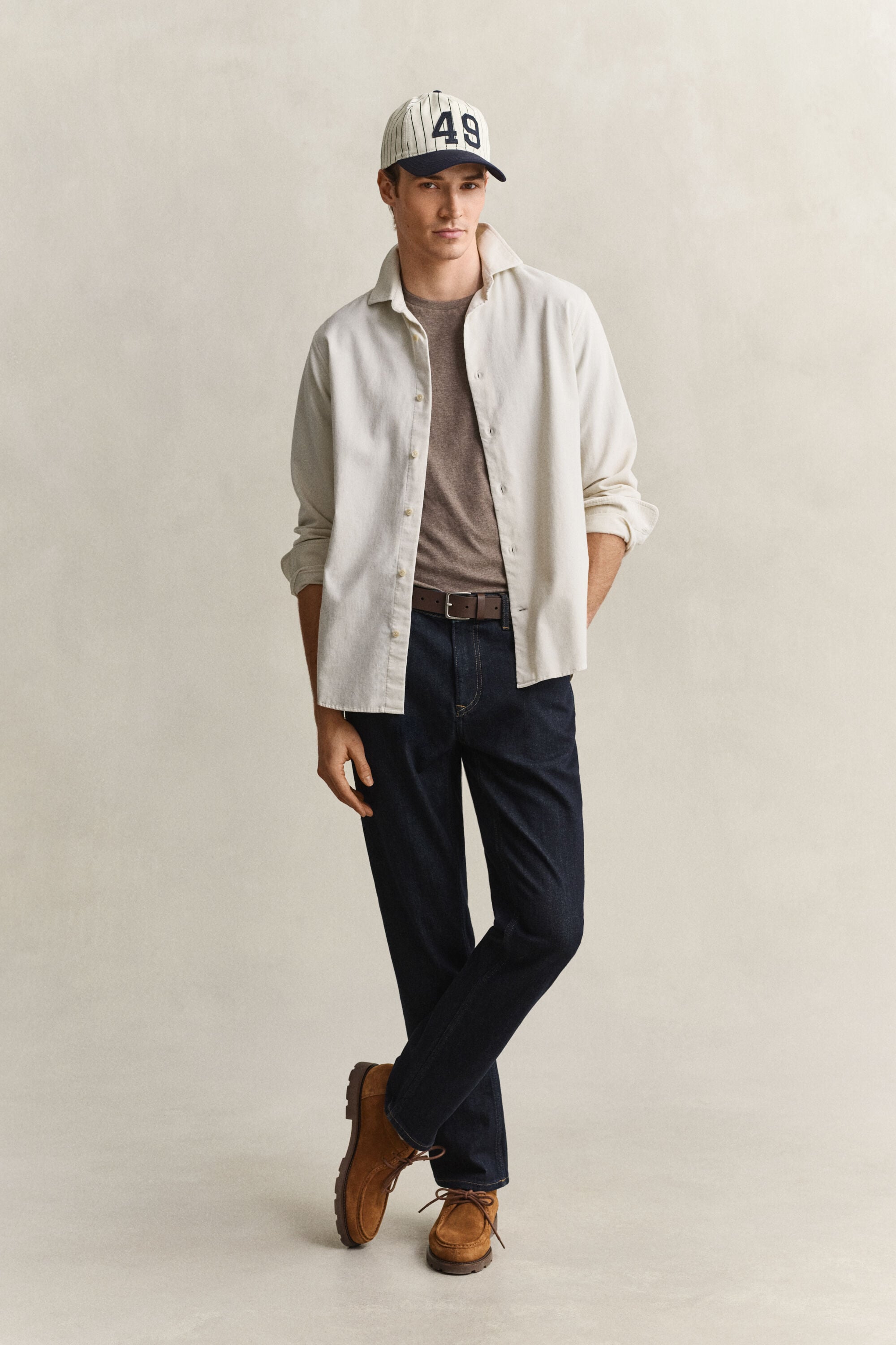 Chemise en velours côtelé