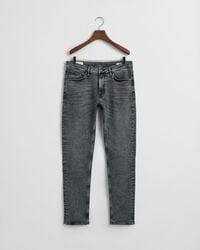 Jean regular fit noir délavé