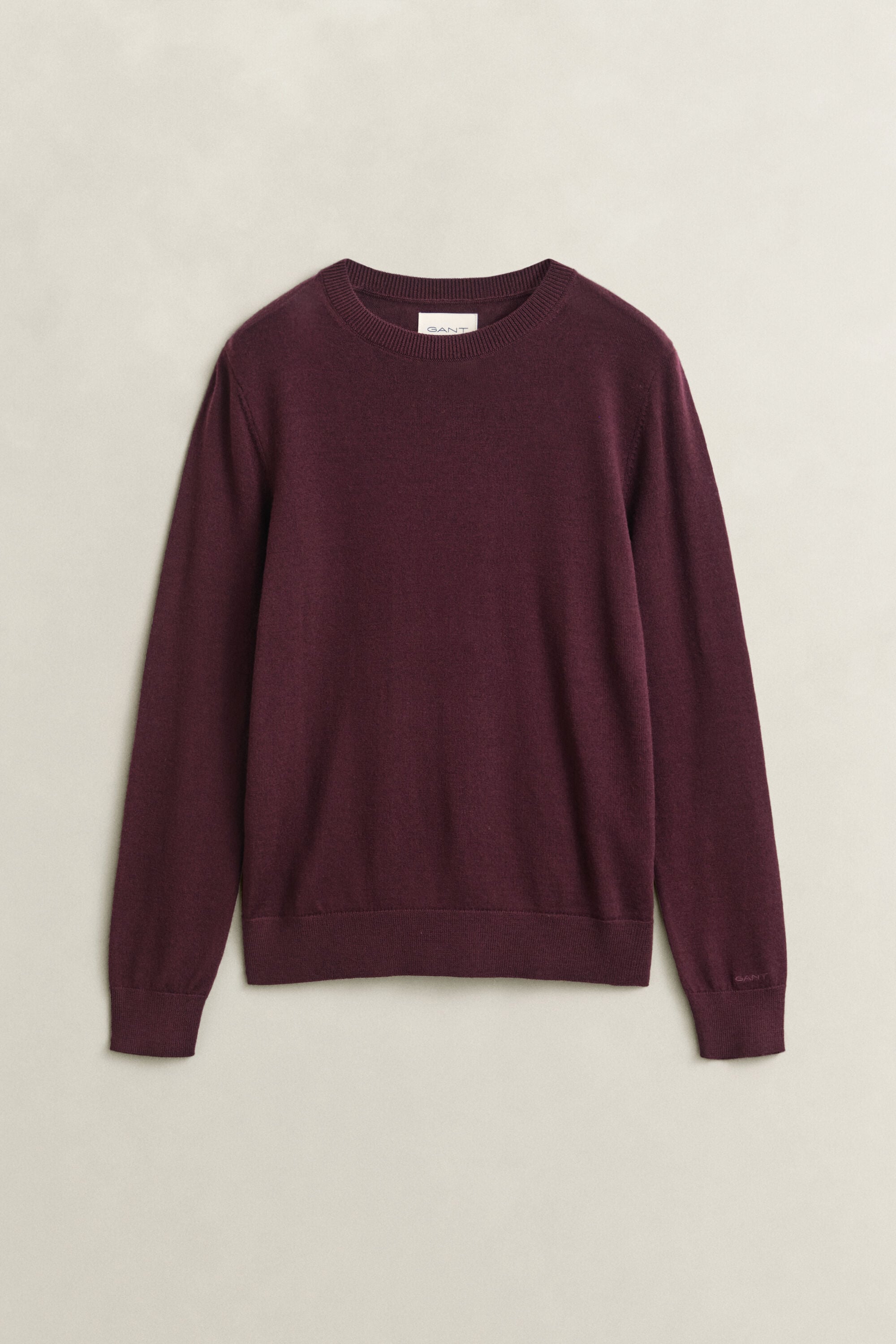 Pull col rond en laine mérinos extrafine
