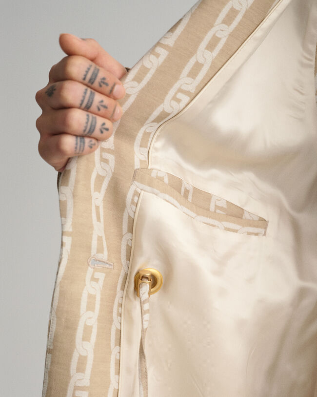 Gilet Chain Jacquard