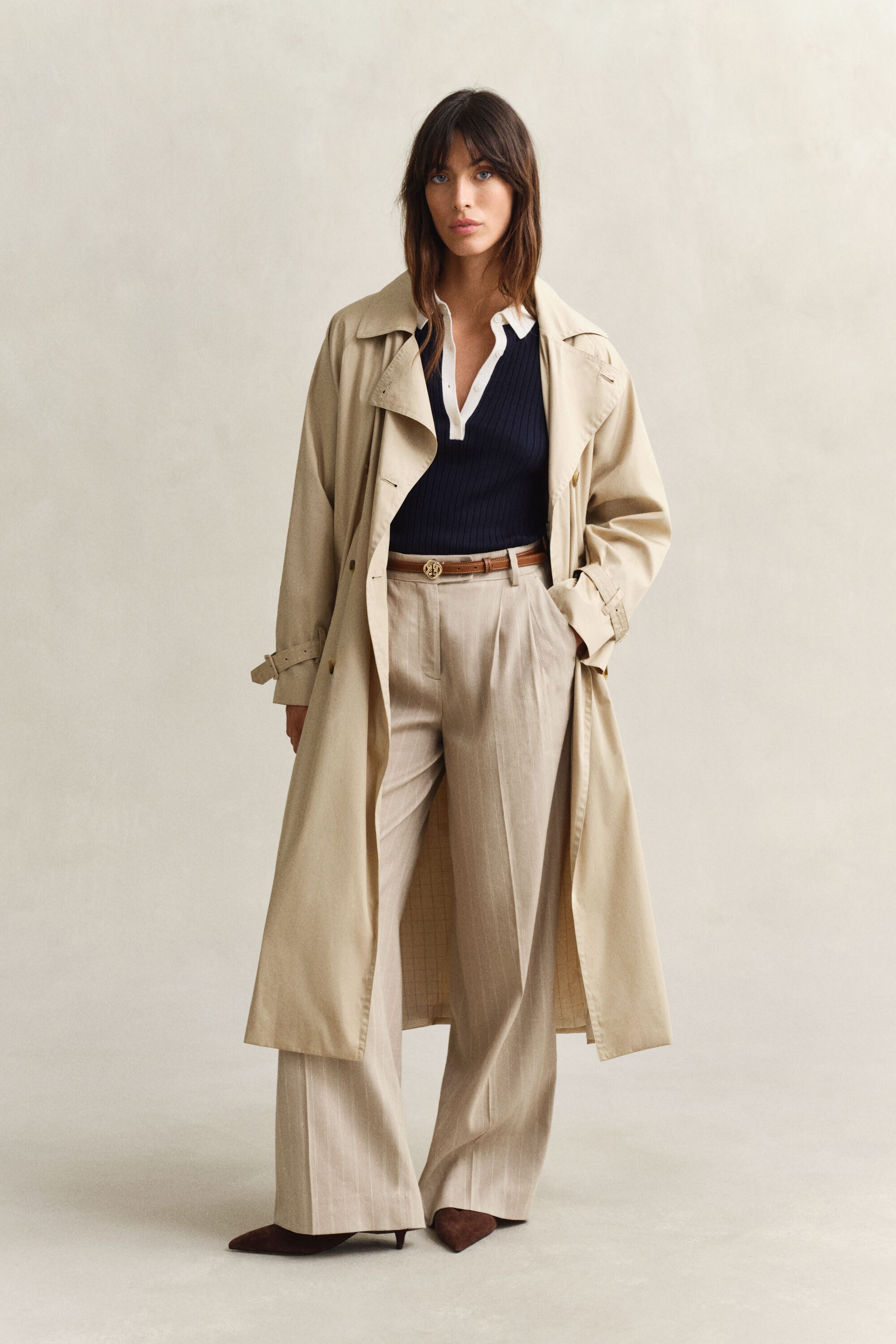 Rugger côtelé à manches courtes