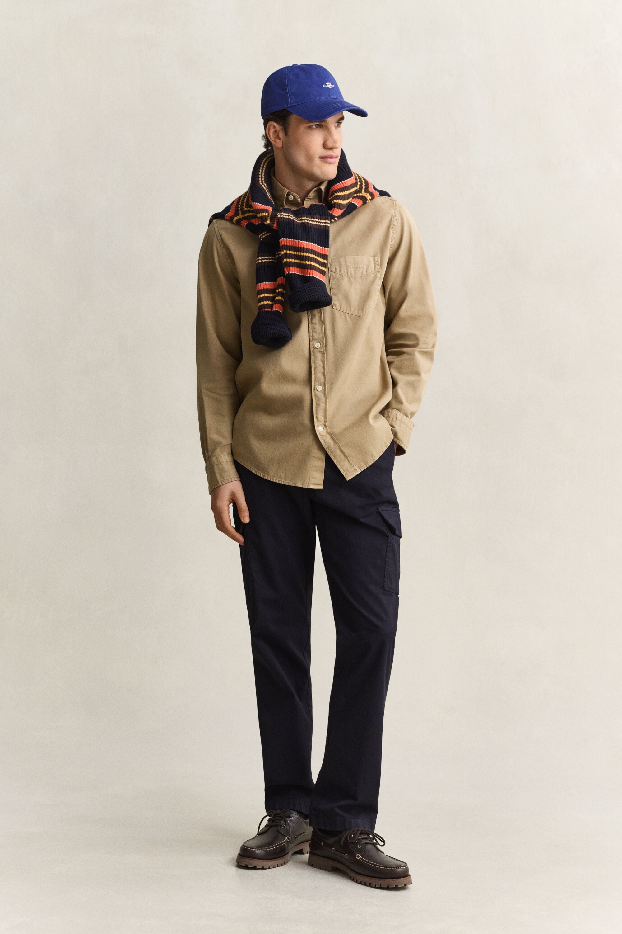 Chemise coupe regular en sergé