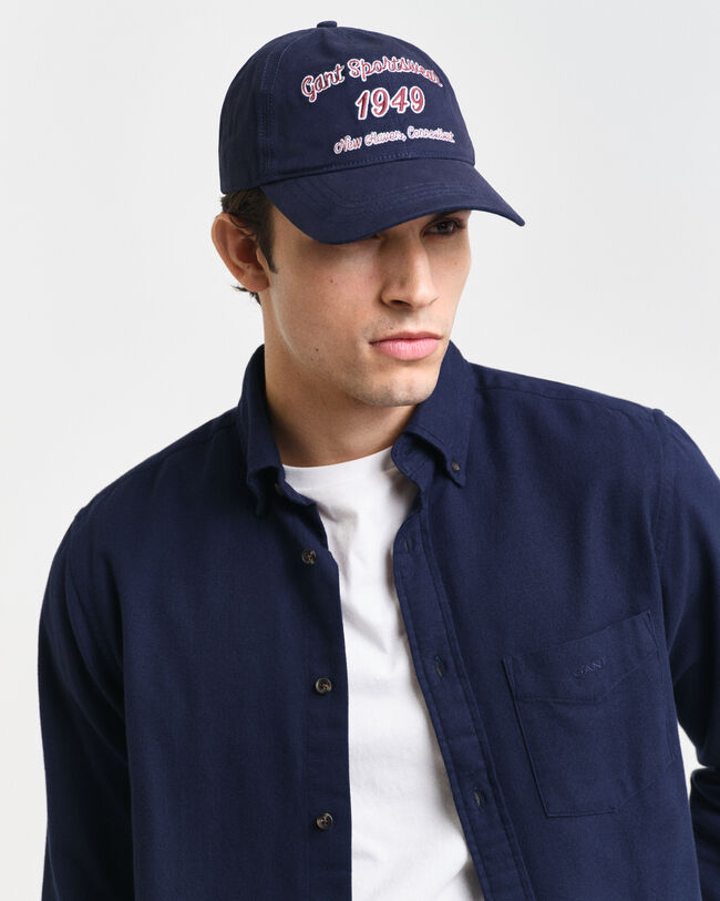 Chemise regular fit en flanelle &agrave; chevrons