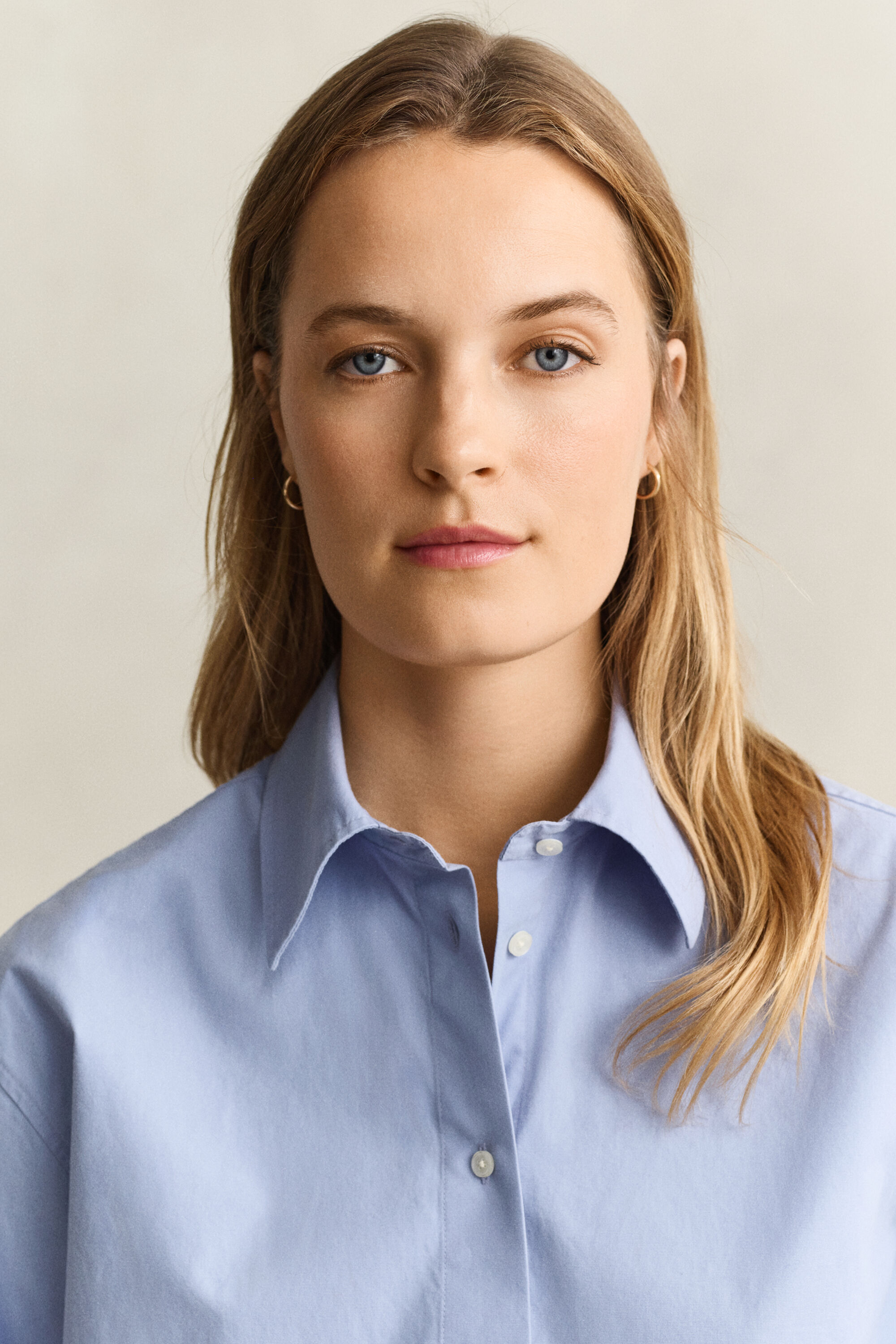 Chemise décontractée en popeline