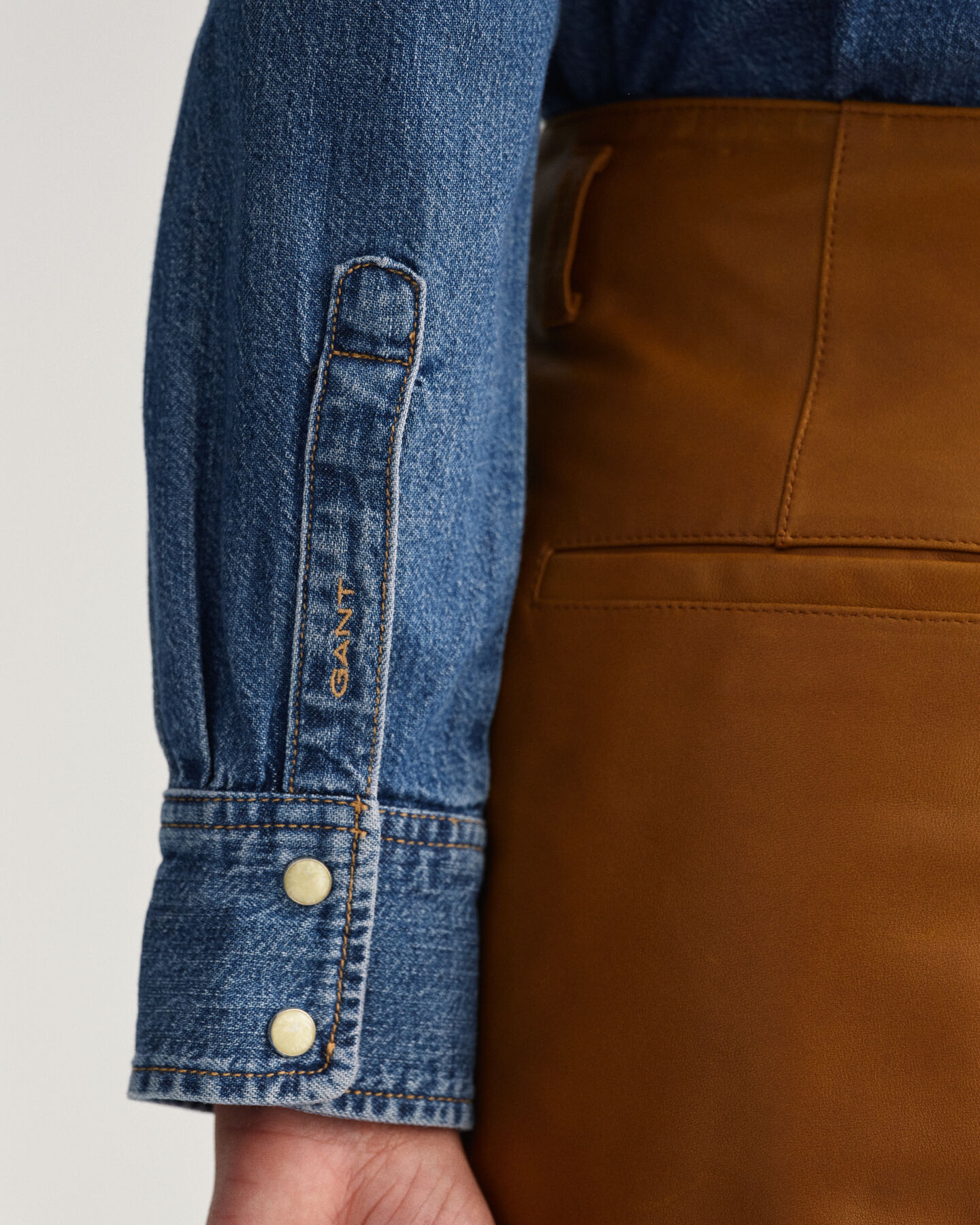 Chemise regular fit en denim