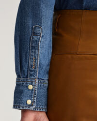 Chemise regular fit en denim