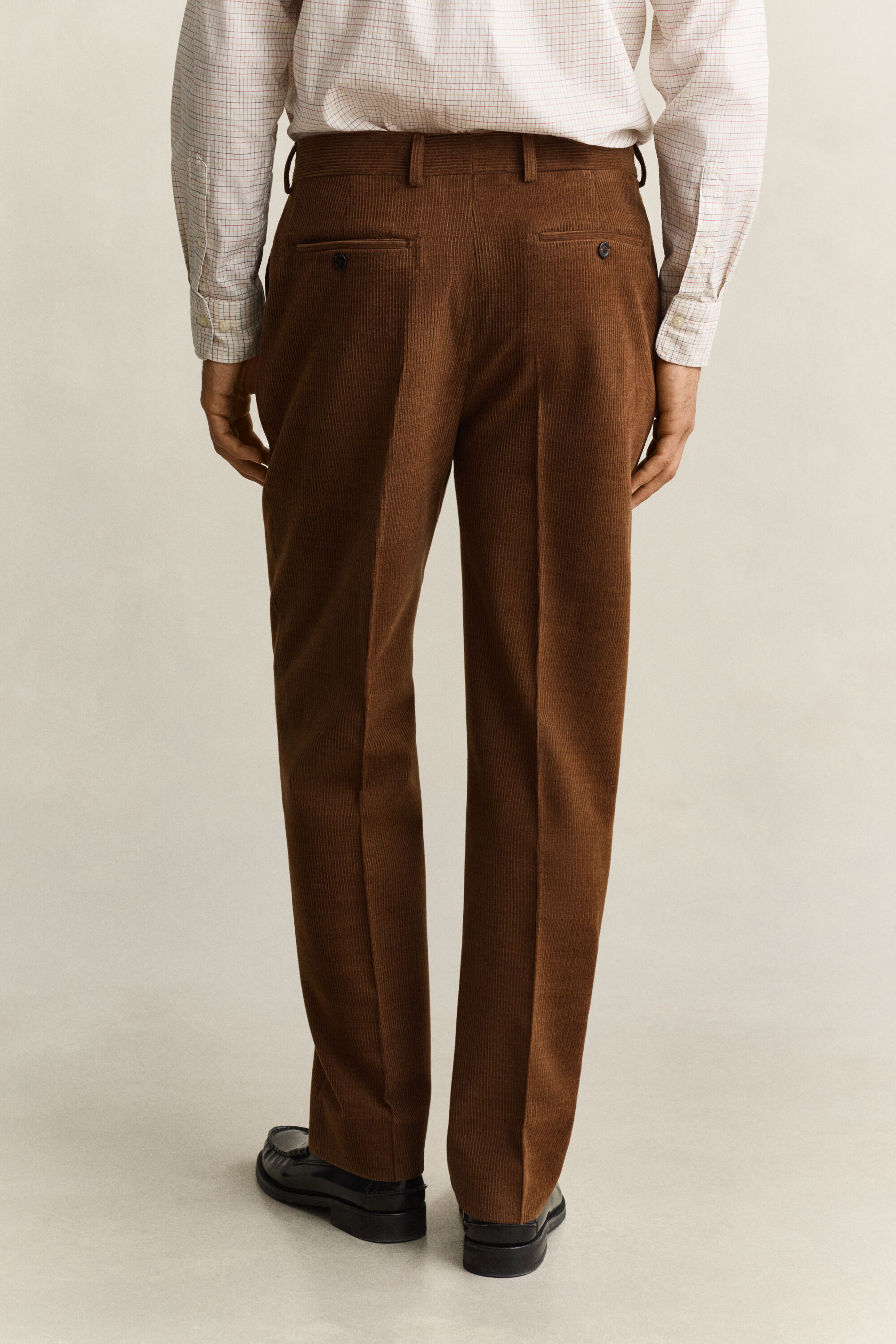 Pantalon de costume en velours de laine côtelé Gant x Yale