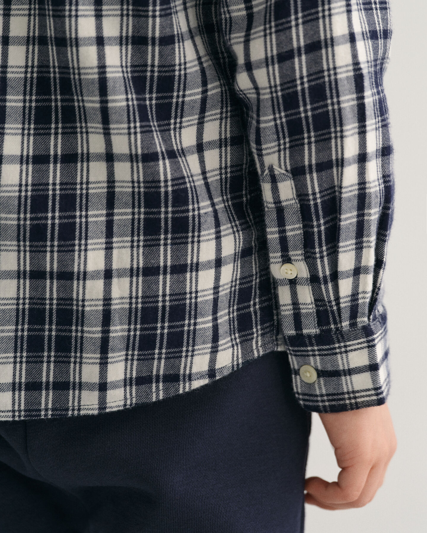 Chemise regular fit en flanelle &agrave; carreaux Kids