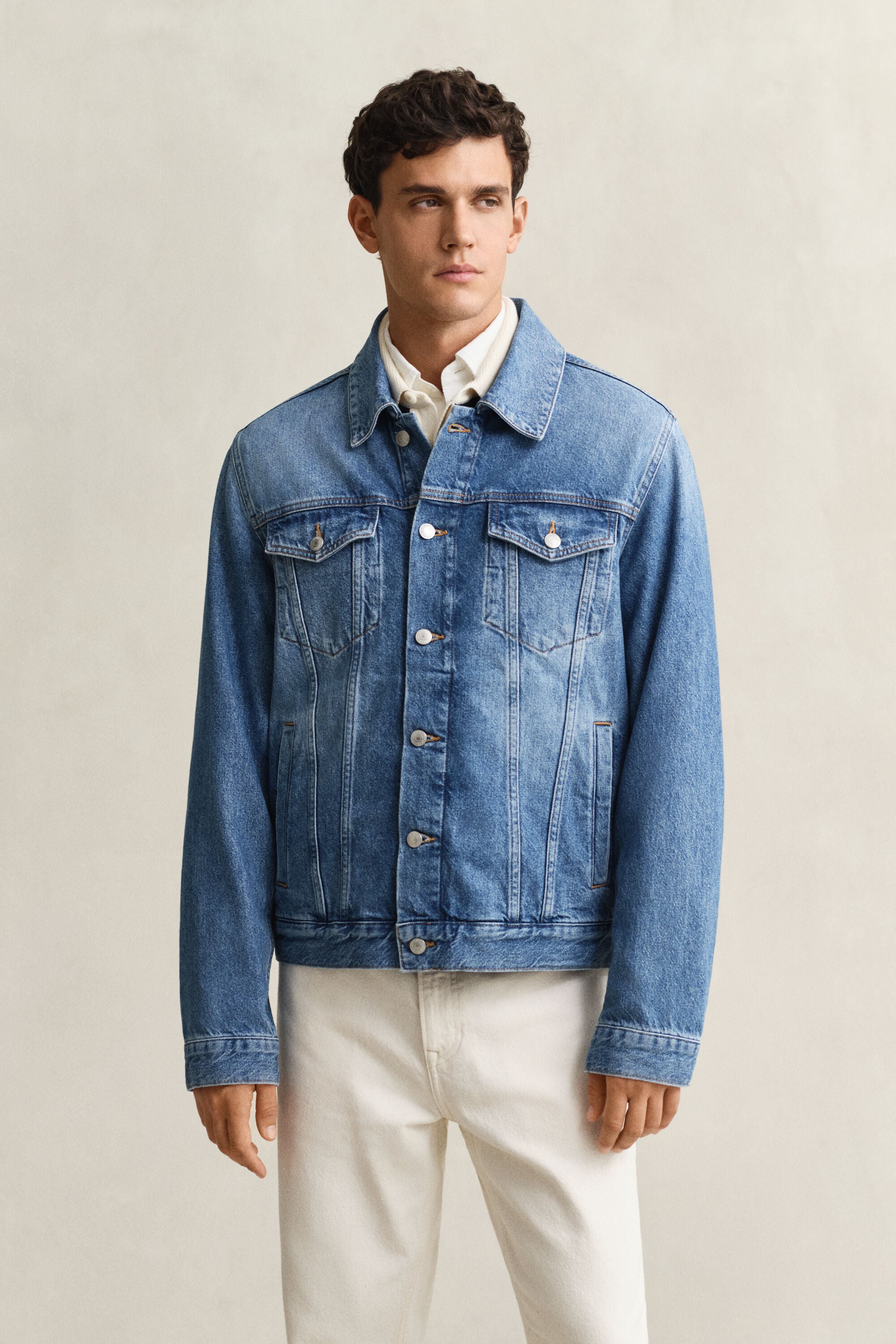 Veste trucker en denim