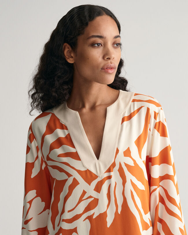 Caftan Palm Print