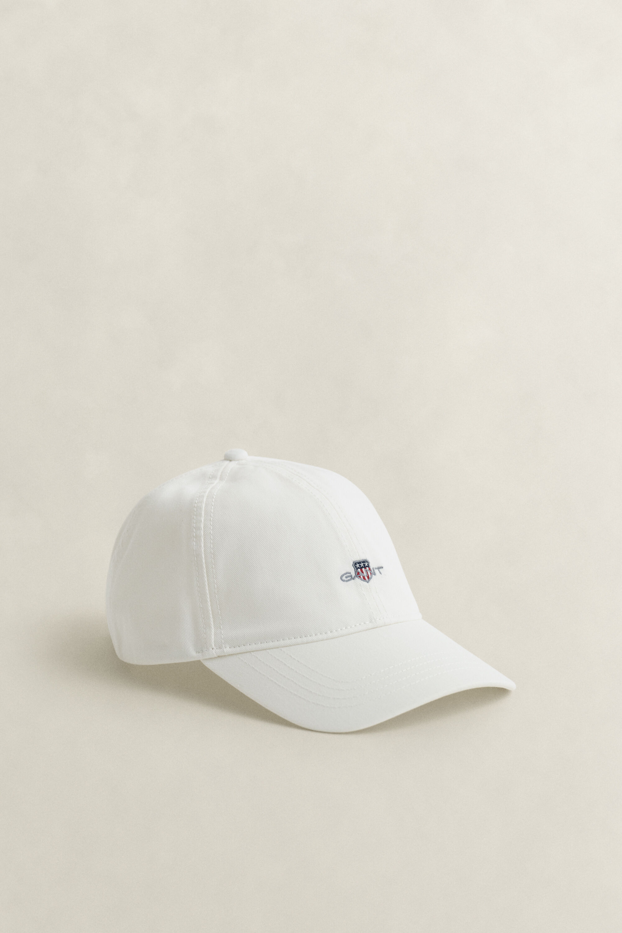 Casquette en sergé de coton avec écusson