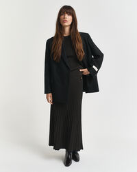 Jupe en maille côtelée contrastante