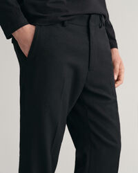 Pantalon slim fit en flanelle