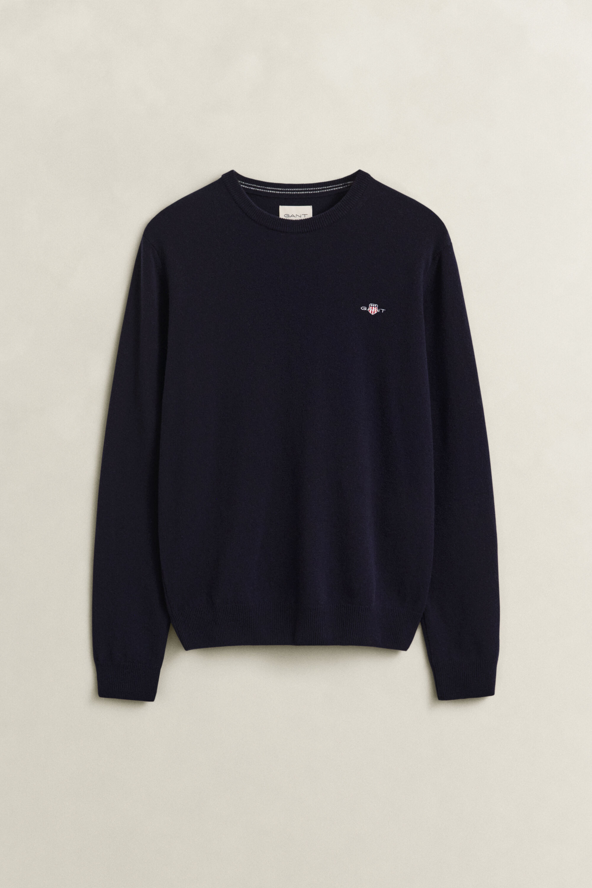 Pull col rond en laine d’agneau