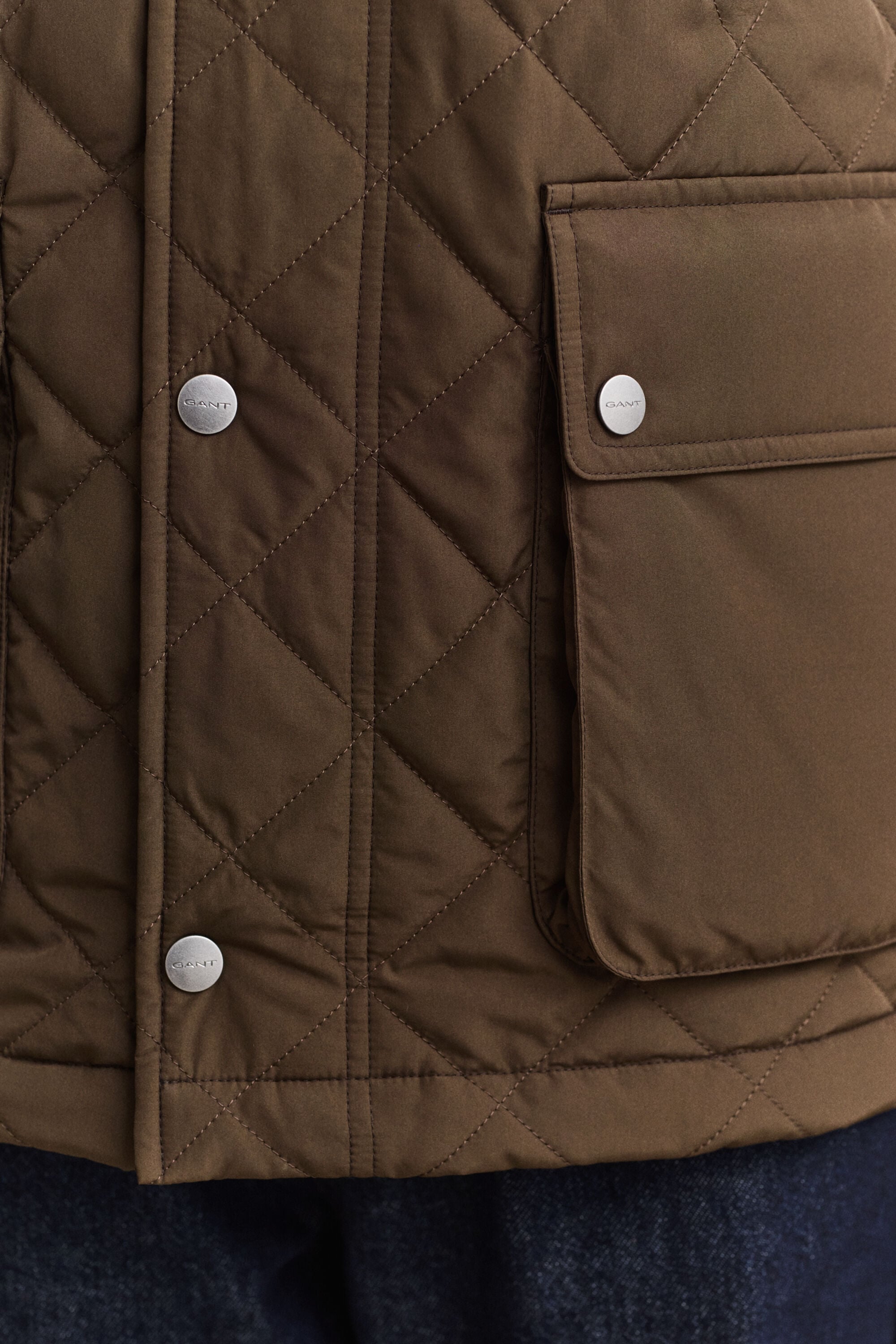 Veste mi-longue matelassée