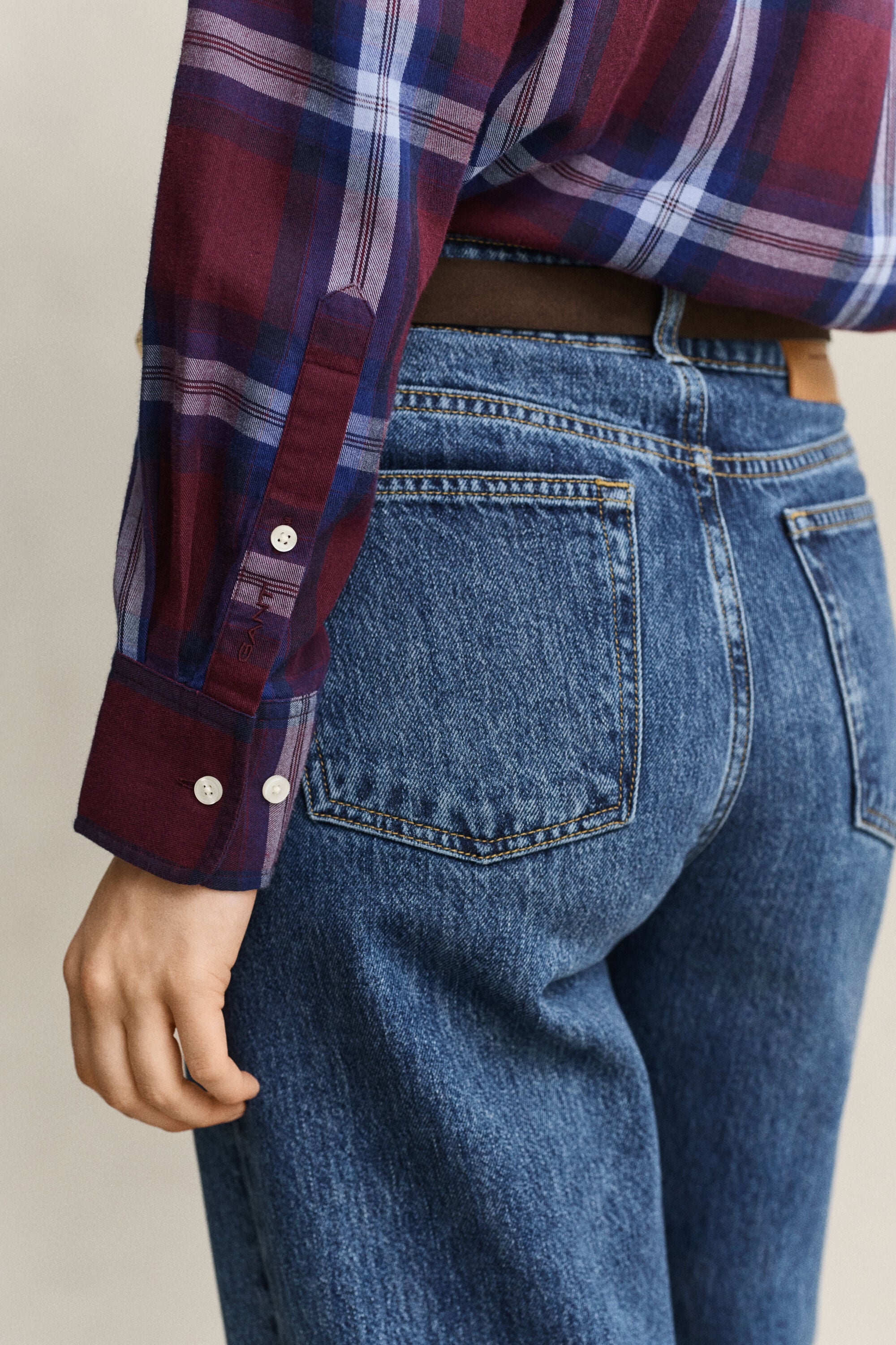 Chemise décontractée en flanelle