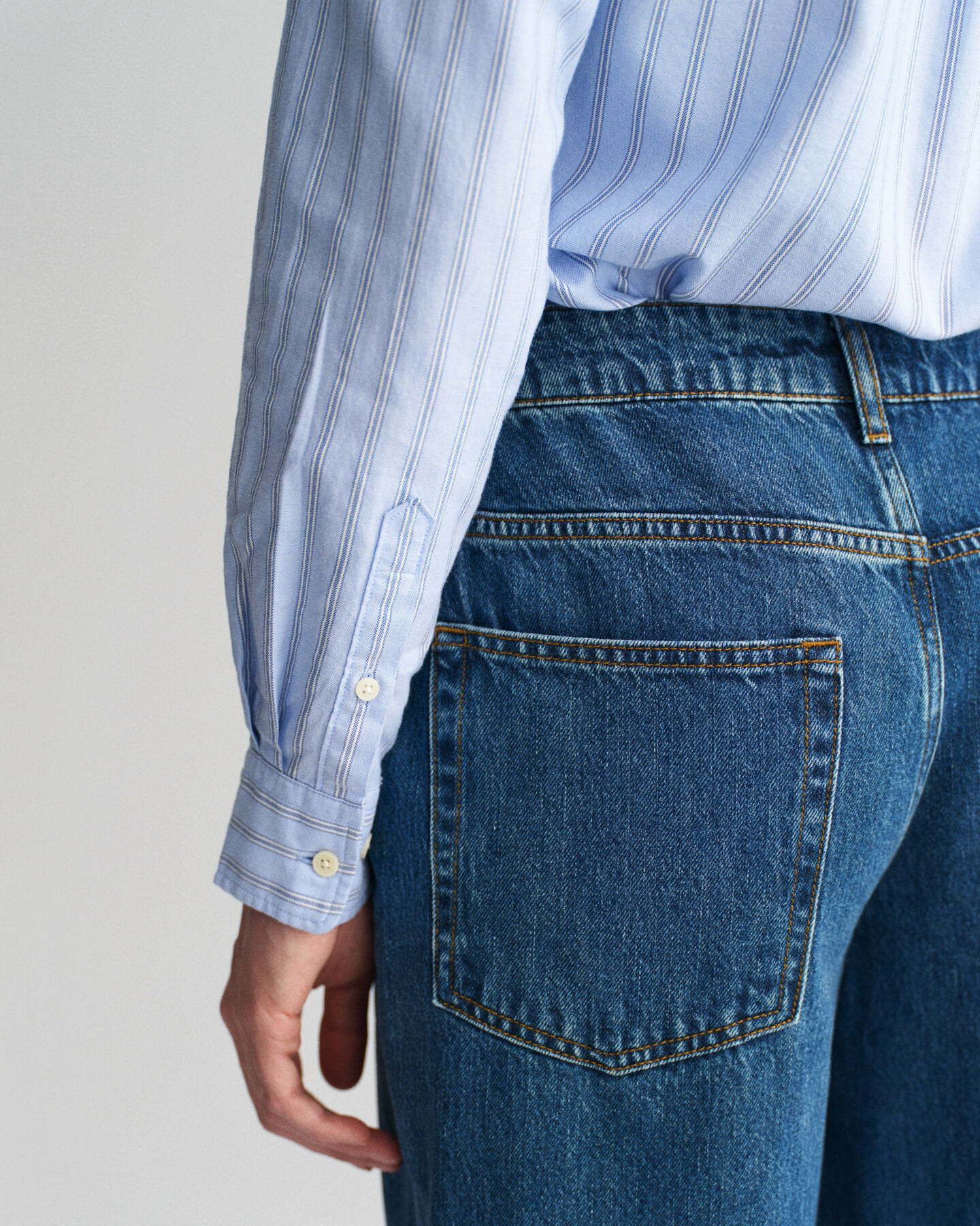 Chemise regular fit en coton Oxford à rayures Archive