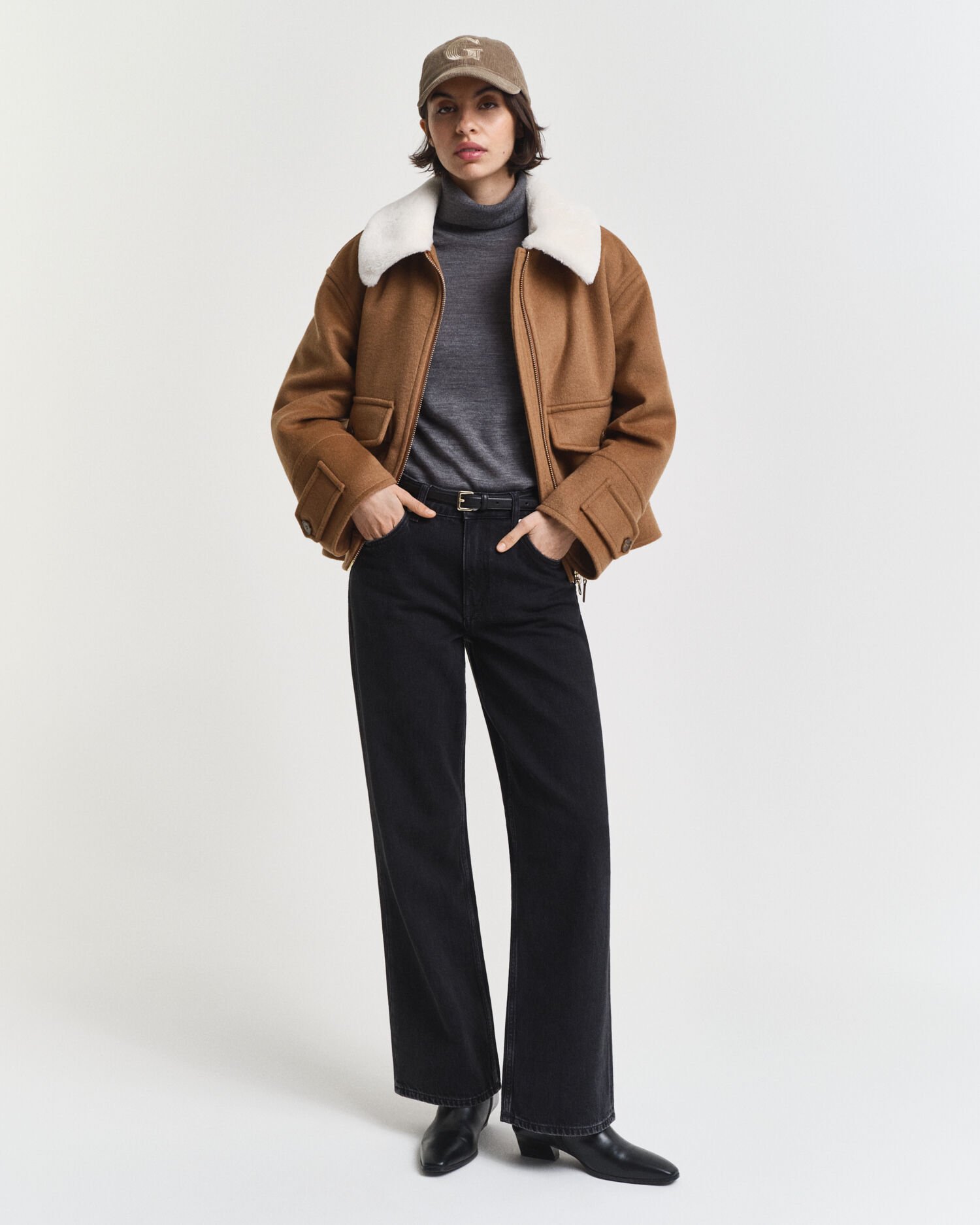 Pull col roulé en laine mérinos extrafine