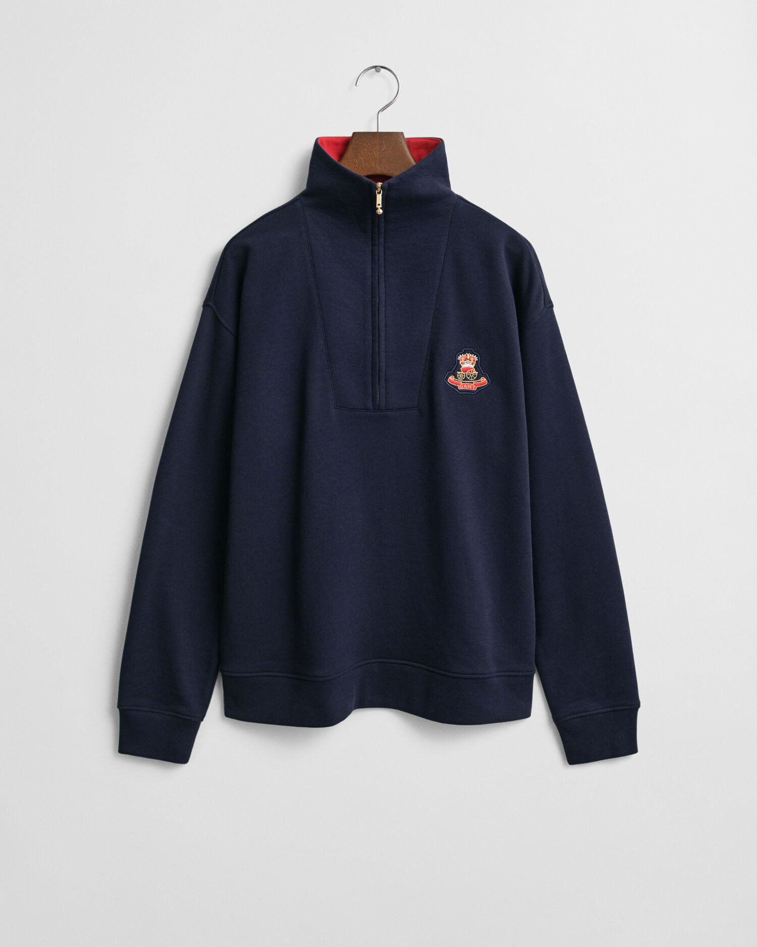 Sweat-shirt à demi-zip Crest Badge