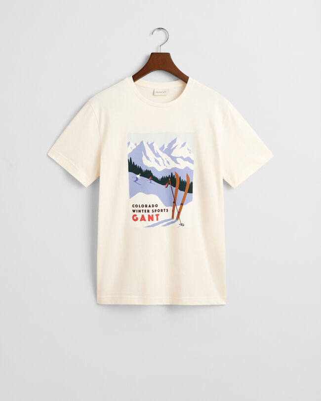 T-shirt sports d&rsquo;hiver GANT Graphic